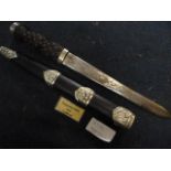 Johnstone Collection: Regimental Dirk in Scabbard