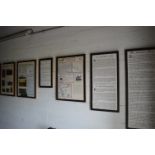 Six Framed Information Panels Depicting the History of Fort Paul