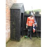 GRP Guard in Victorian Style Parade Dress Uniform with Sentry Box