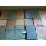 Twenty Post War Military Vehicle Parts and Maintenance Manuals and Pamphlets