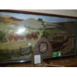 Large Framed Tapestry "Wagoner's Special Reserve"