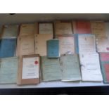 Twenty Post War Military Vehicle Parts and Maintenance Manuals and Pamphlets