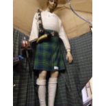Johnstone Collection: Life Size Mannequin in Full Scottish Dress