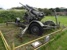 QF 3.75" Mobile Anti-Aircraft Gun (Purchaser has a 3 month period to remove this item from site)