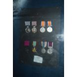 Card Containing Eight Reproduction Medals