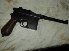 Replica Broom Handle Mauser Pistol