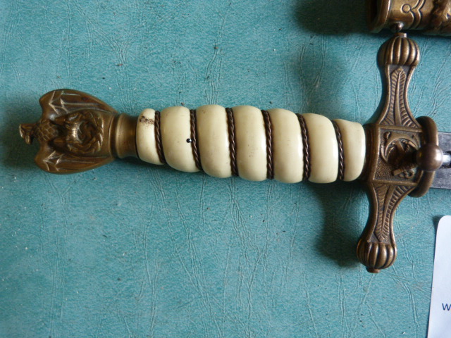 German Naval Officer's Dagger - Image 2 of 2
