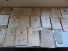 Twenty Post War Military Vehicle Parts and Maintenance Manuals and Pamphlets