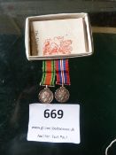 Pair of WWII Medals