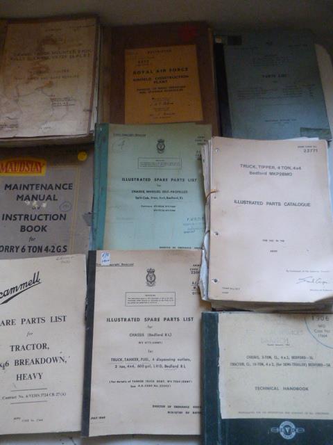 Twenty Post War Military Vehicle Parts and Maintenance Manuals and Pamphlets - Image 4 of 4