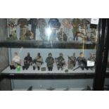 Thirteen Assorted Action Men in Various Military Uniforms