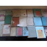 Twenty Post War Military Vehicle Parts and Maintenance Manuals and Pamphlets