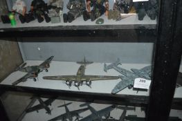 Eight Assorted Model Aircraft from Throughout the Ages