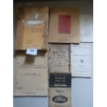 Seven Assorted Parts and Training Manuals