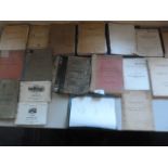 Twenty Post War Military Vehicle Parts and Maintenance Manuals and Pamphlets