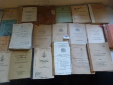 Twenty Post War Military Vehicle Parts and Maintenance Manuals and Pamphlets