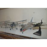 Six Assorted Model Aircraft