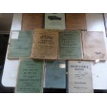 Ten WWII Military Vehicle Parts and Maintenance Manuals and Pamphlets