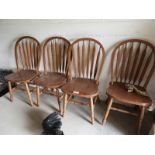 Four Stick back Kitchen Chair