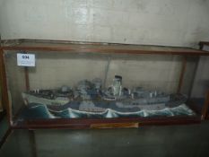 3ft Model of HMS Bluebell