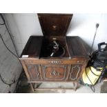 Garrard Oak Cased Gramophone as supplied by Gray & Son of Hull