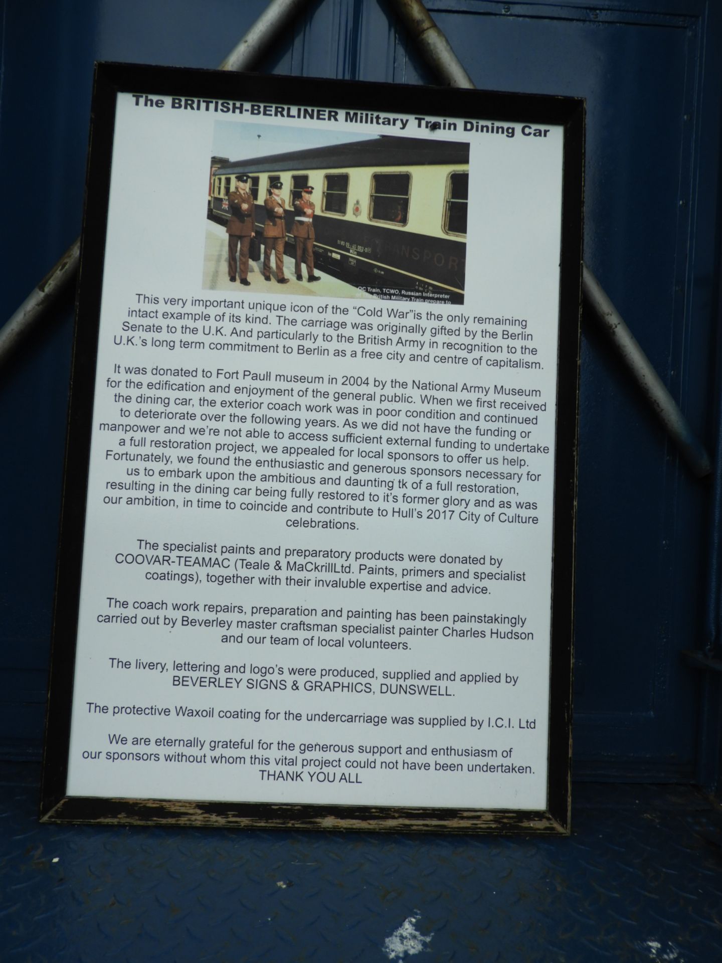 1950's Q Movements - Royal Corps of Transport"The British Berliner" Military Train Dining Car - Image 2 of 6