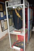 Victorian Officers Uniform of the Royal Garrison Artillery Complete with Showcase