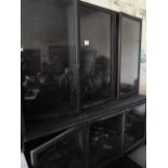 Large Glazed Display Cabinet ~220x202cm