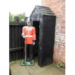 GRP Guard in Victorian Style Parade Dress Uniform with Sentry Box