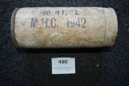 Cardboard Shell Case dated 1942