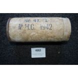 Cardboard Shell Case dated 1942