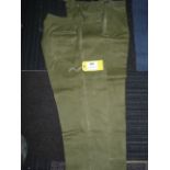 Two Pairs of Green Tropical Trousers