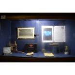 Cabinet Containing Assorted WWII Items