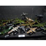 Collection of Twenty Two Diecast Model Fighters and Bombers