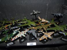 Collection of Twenty Two Diecast Model Fighters and Bombers