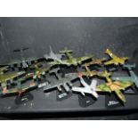 Collection of Thirteen Diecast Model Fighters and Bombers