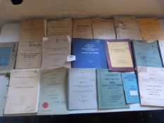 Twenty Post War Military Vehicle Parts and Maintenance Manuals and Pamphlets