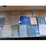 Twenty Post War Military Vehicle Parts and Maintenance Manuals and Pamphlets