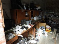 Contents of the Electricians Storeroom