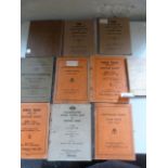 Ten WWII Military Vehicle Parts and Maintenance Manuals and Pamphlets