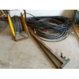 Long 160 Top Band Radio Aerial, Quantity of Coaxial Cable and Ground Pickets