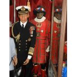 Waxwork Model of Beefeater Guard in Replica Uniform