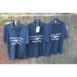 Three Navy Blue Fort Paull Shirts Size: S