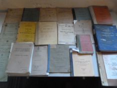 Twenty Post War Military Vehicle Parts and Maintenance Manuals and Pamphlets