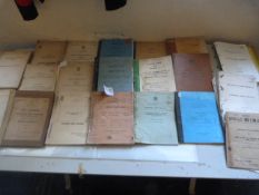 Twenty Post War Military Vehicle Parts and Maintenance Manuals and Pamphlets