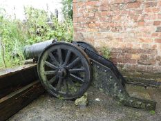 Decorative Cast Iron Cannon