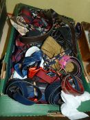 Box of Belts and Ties