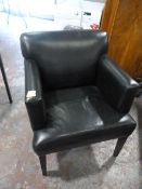 Leatherette Armchair
