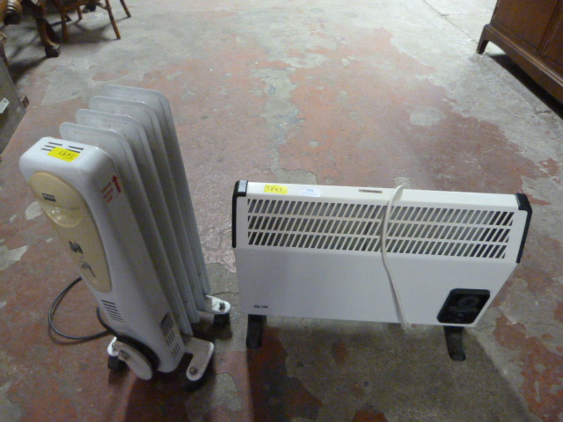 Glen Electric Fan Heater and Melissa Electric Radi