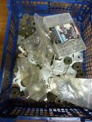 *Box of Assorted Washers, Screws, Rubber Mats, etc